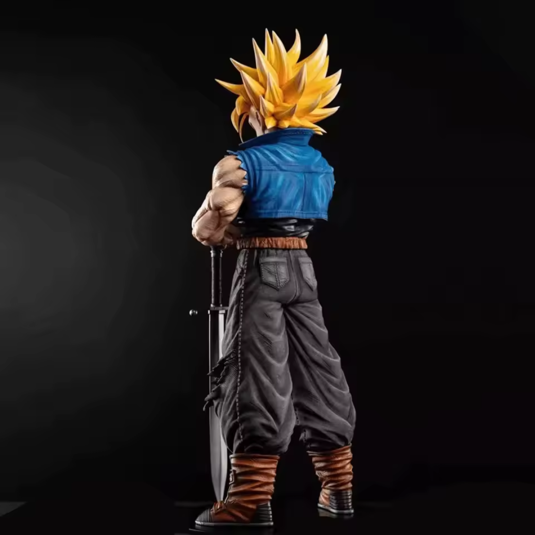 Figura Trunks del Futuro Dragon Ball Z Estatua 25cm Pvc